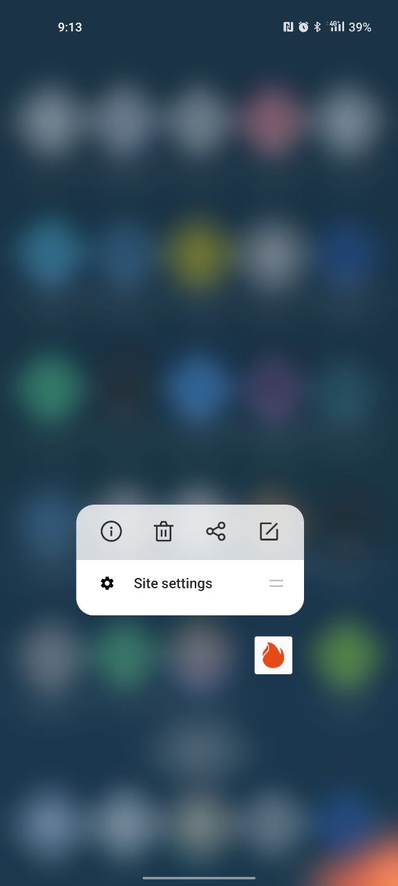 Chrome site settings