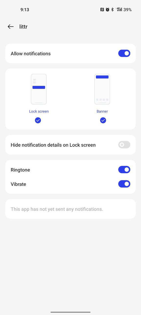 Chrome site notifications on
