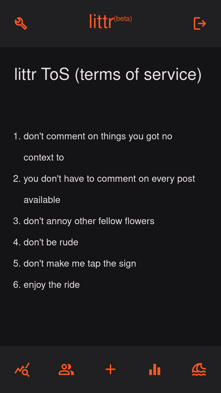 ToS page, version v0.30.17, 2024